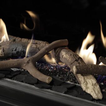 Wood logs - Keramisk brænde til gaspejs