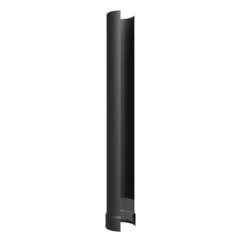 Flue Ø130 500mm, Dark Anthracite
- Det perfekte rør til din stålskorsten!