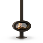 Oval tunnelbrændeovn til loft, base eller ben