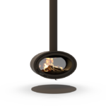 Oval tunnelbrændeovn til loft, base eller ben